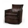 Jackson Smoke Leather Swivel Chair